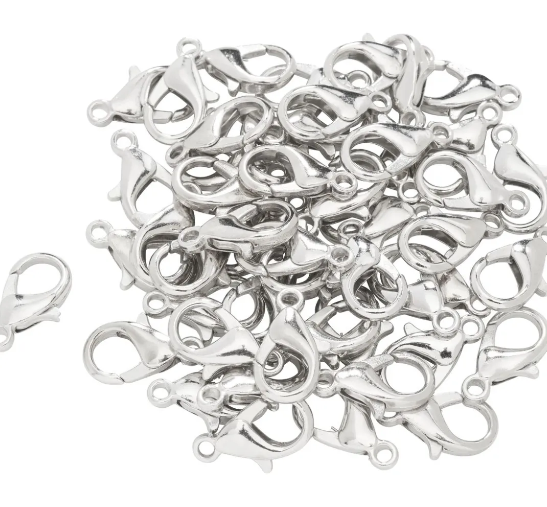 VBS XXL Karabiner>VBS Karabinerverschlüsse "15 mm", 50 Stück