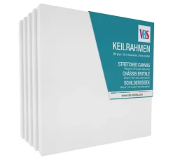 VBS Malen & Zeichnen|Standard Keilrahmen>Keilrahmen 20 x 20 cm, 5 Stück