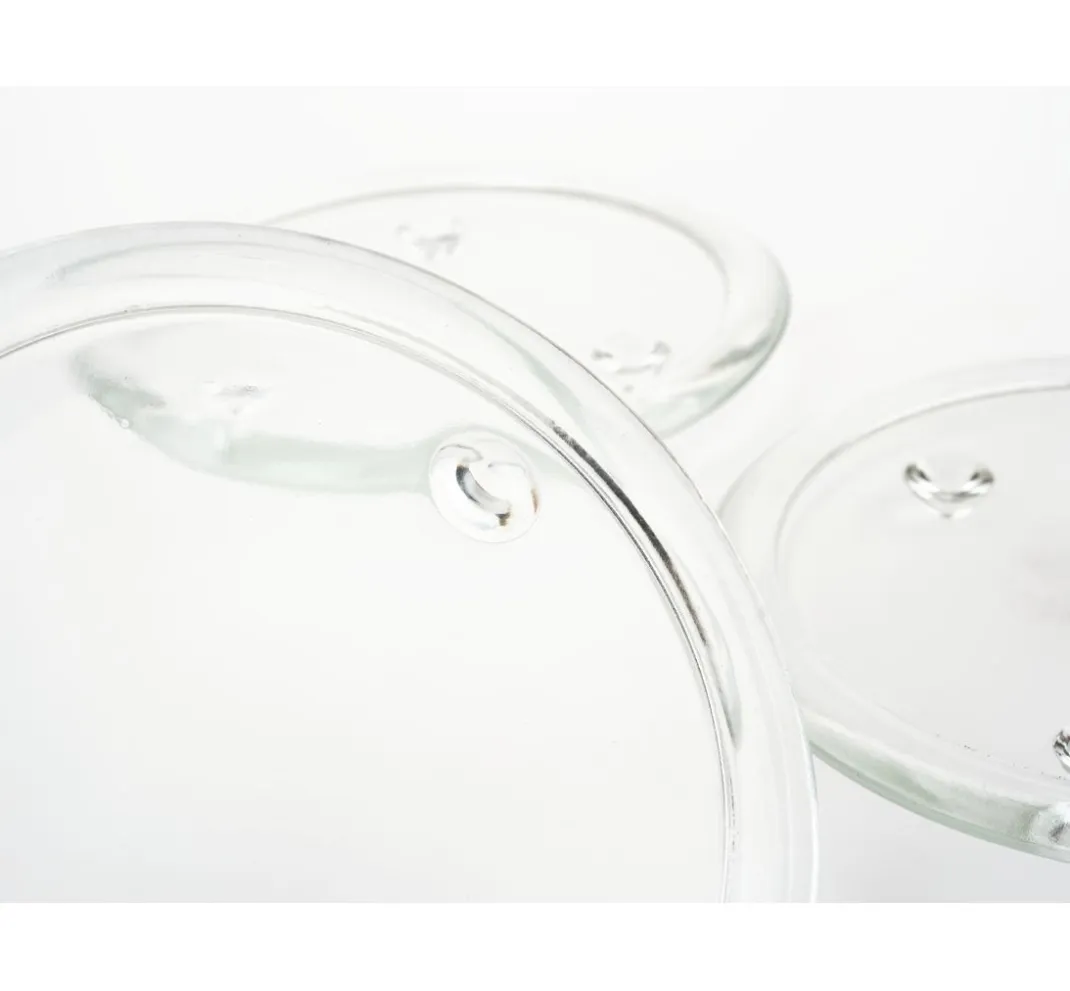 VBS Kerzen Gestalten|Glasgravur>Kerzen Glasuntersetzer, 3 Stück, Ø 13 cm