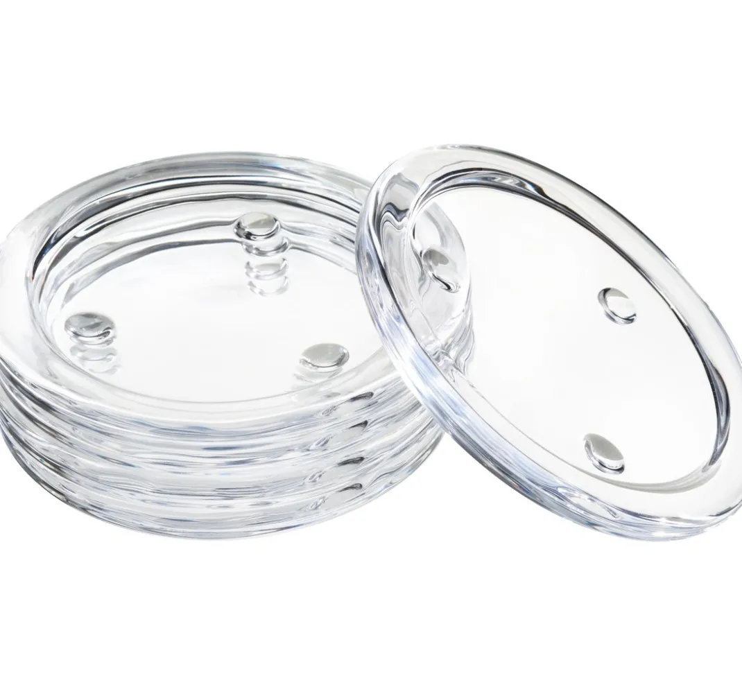VBS Glasgravur|Kerzen Gestalten>Kerzen Glasuntersetzer, 5 Stück, Ø 10 cm
