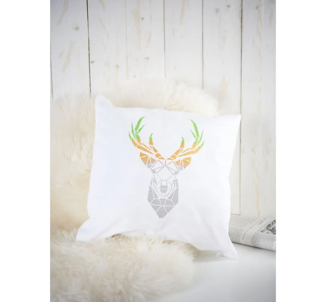 VBS Batik|Textil-Design>Kissenhülle, Weiß, 39 x 39 cm