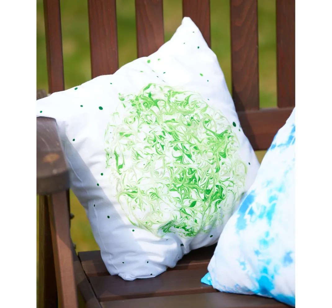 VBS Batik|Textil-Design>Kissenhülle, Weiß, 39 x 39 cm
