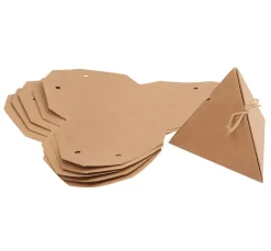 VBS Schachteln & Boxen|Tüten & Anhänger>Kraftkarton Geschenkbox "Pyramide"