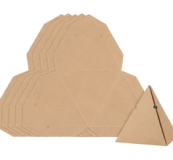 VBS Schachteln & Boxen|Tüten & Anhänger>Kraftkarton Geschenkbox "Pyramide"