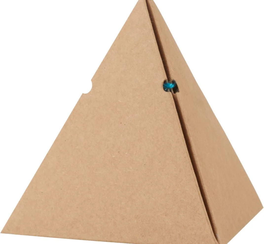 VBS Schachteln & Boxen|Tüten & Anhänger>Kraftkarton Geschenkbox "Pyramide"
