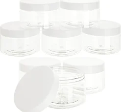 VBS Naturkosmetik|Weiteres>Kunststoff-Glas mit Schraubdeckel, Ø 9 cm