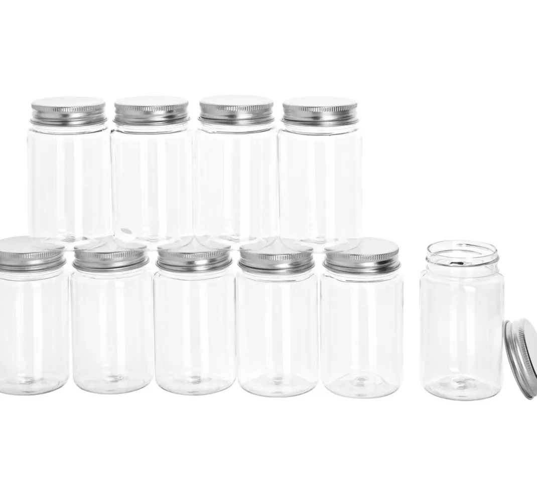 VBS Aufbewahrungshilfen|Sortierboxen & Aufbewahrung>Kunststoff-Glas mit Schraubdeckel, Ø 5 cm, 10 Stück