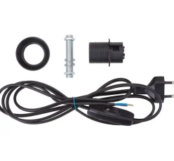 VBS Lampen-Design|Lampenanschlüsse & Zubehör>Lampenanschlusskabel-Set E14, schwarz
