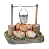 VBS Miniaturen|Krippen-Zubehör>LED Kochfeuer mit Eimer