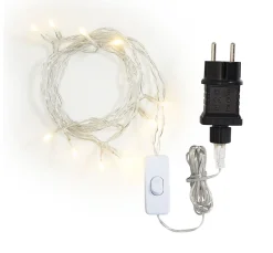 VBS Lichterketten>LED-Lichterkette mit Schalter, Kreisschaltung, 10 LEDs