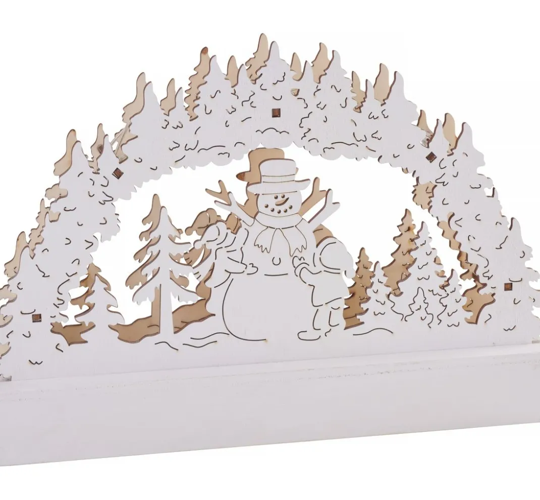 VBS Holz, Mdf & Pappmaché>Lichterbogen "Schneemann"