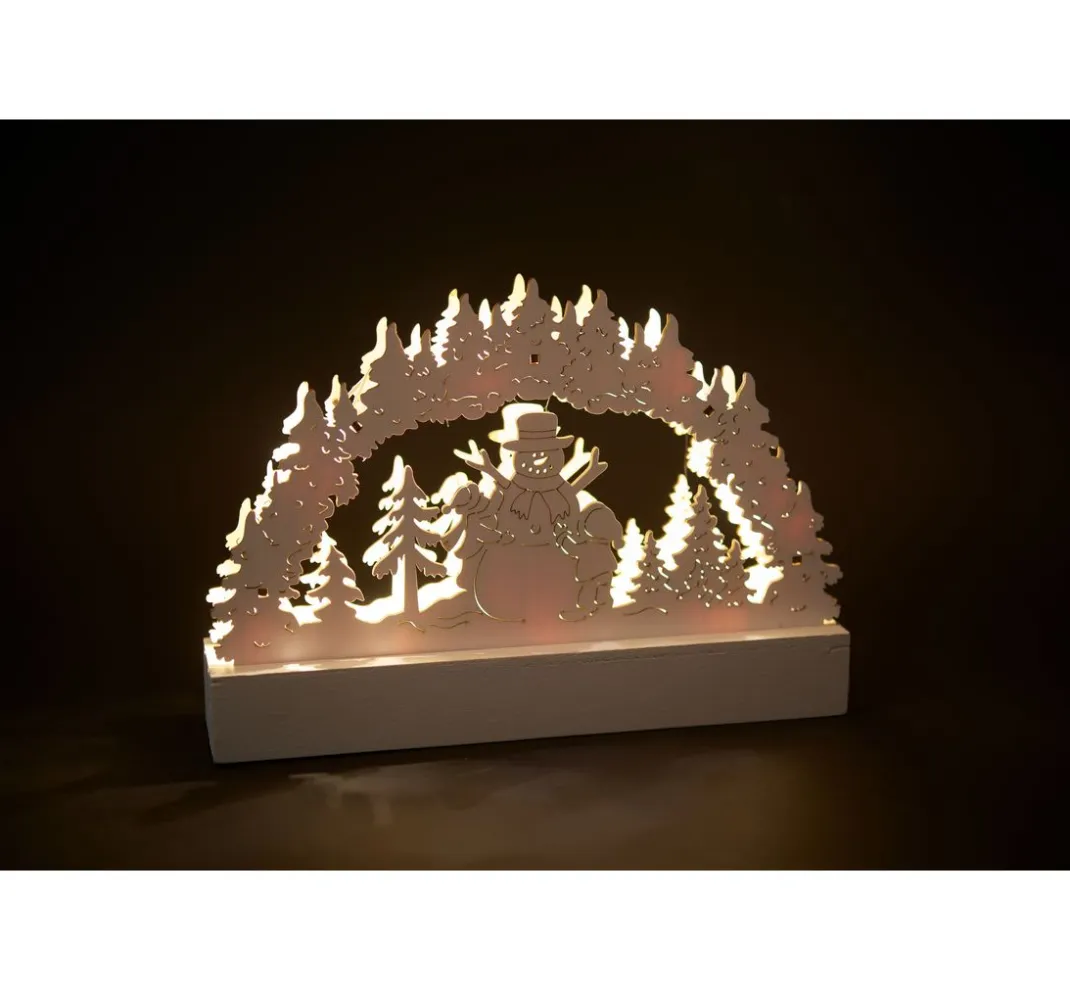 VBS Holz, Mdf & Pappmaché>Lichterbogen "Schneemann"