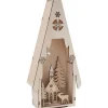 VBS Holz, Mdf & Pappmaché>Lichtertanne mit Winterszene, inkl. LED