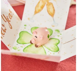 VBS Dekofiguren & -Objekte>Mini Figur "Glücksschweinchen"