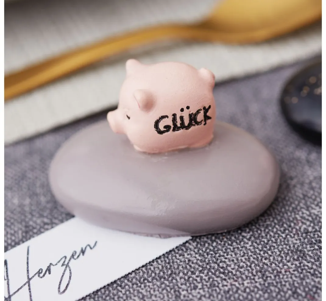 VBS Dekofiguren & -Objekte>Mini Figur "Glücksschweinchen"