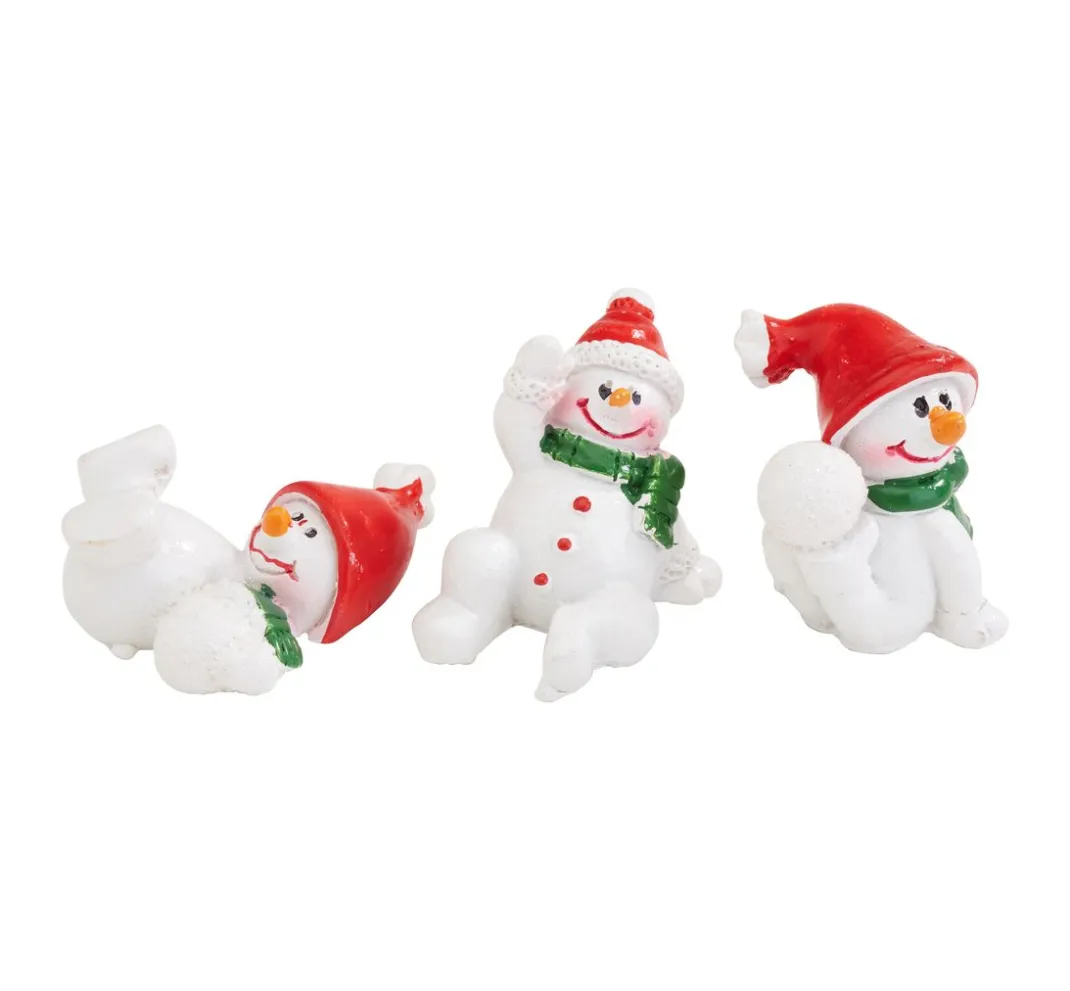 VBS Dekofiguren & -Objekte>Mini Schneemann "Juri"
