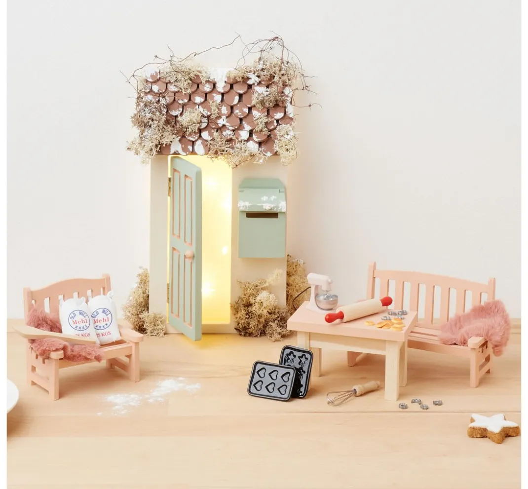 VBS Miniaturen|Holz, Mdf & Pappmaché>Miniatur Bank "Lars", 2-Sitzer