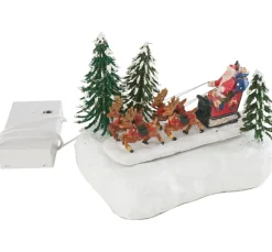 VBS Dekofiguren & -Objekte>Miniatur beweglicher Santaschlitten