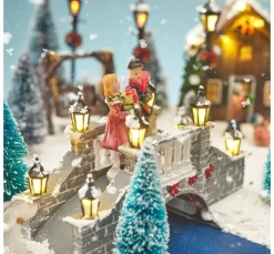 VBS Miniaturen|Dekofiguren & -Objekte>Miniatur Brücke "Kaliningrad", mit LED Beleuchtung