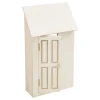 VBS Miniaturen|Holz, Mdf & Pappmaché>Miniatur Eingangstür "Lars"