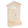 VBS Miniaturen|Holz, Mdf & Pappmaché>Miniatur Eingangstür "Sam" mit Treppenstufen