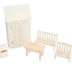 VBS Miniaturen|Holz, Mdf & Pappmaché>Miniatur Hänge-Briefkasten "Lars"