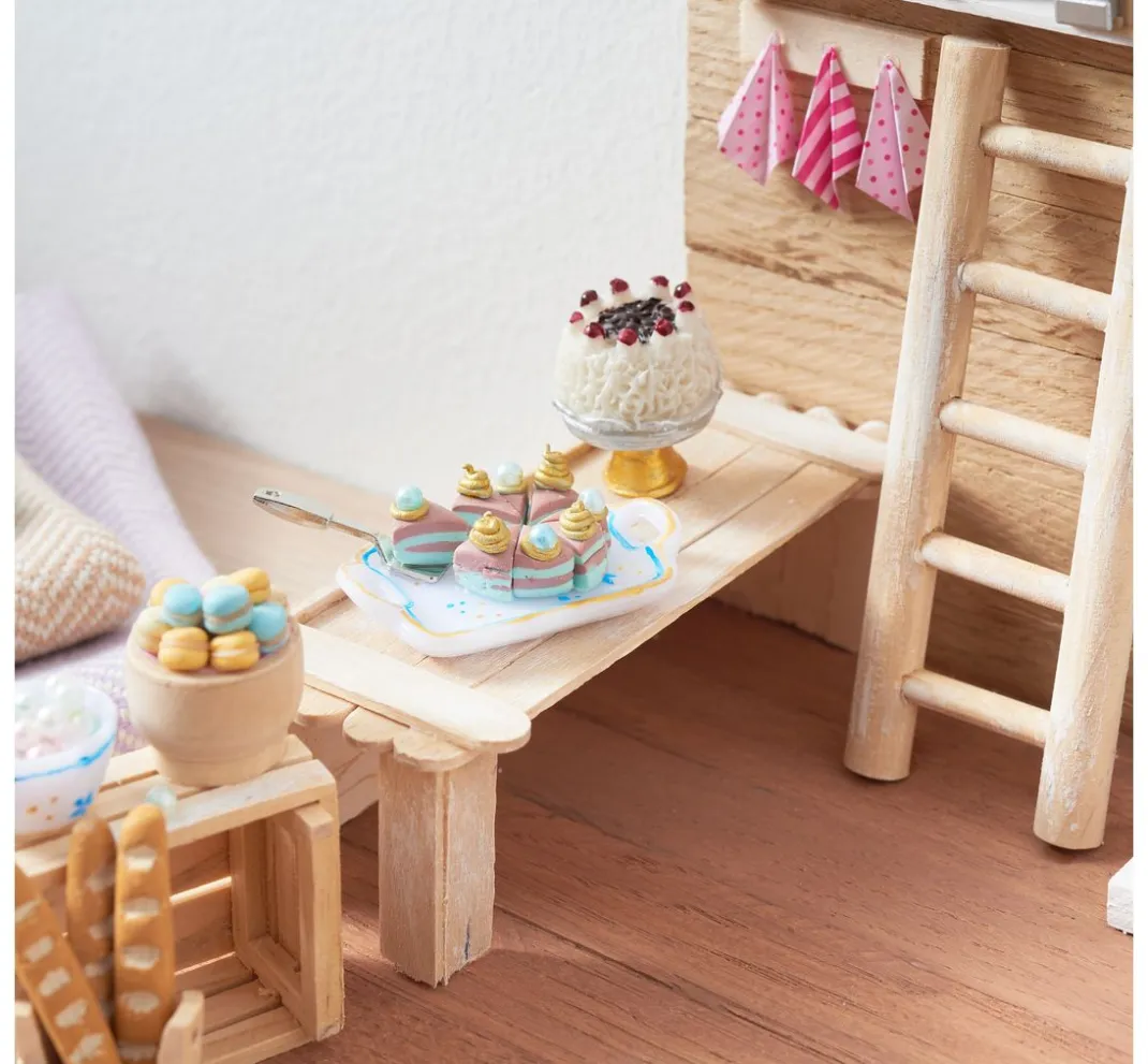 VBS Miniaturen|Dekofiguren & -Objekte>Miniatur Holz-Obststiege, 2 Stück