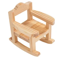 VBS Miniaturen|Holz, Mdf & Pappmaché>Miniatur Schaukelstuhl "Sally"