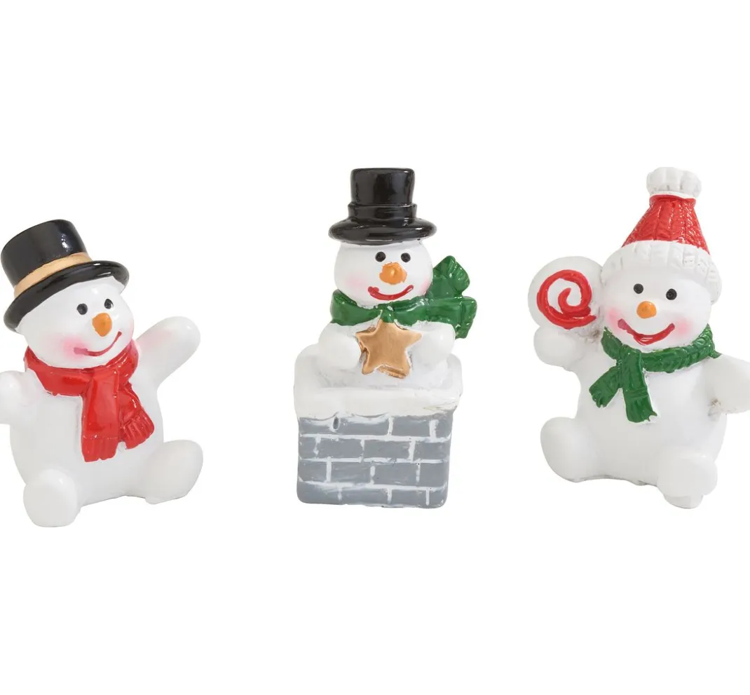VBS Miniaturen|Dekofiguren & -Objekte>Miniatur Schneemann "Snowy"