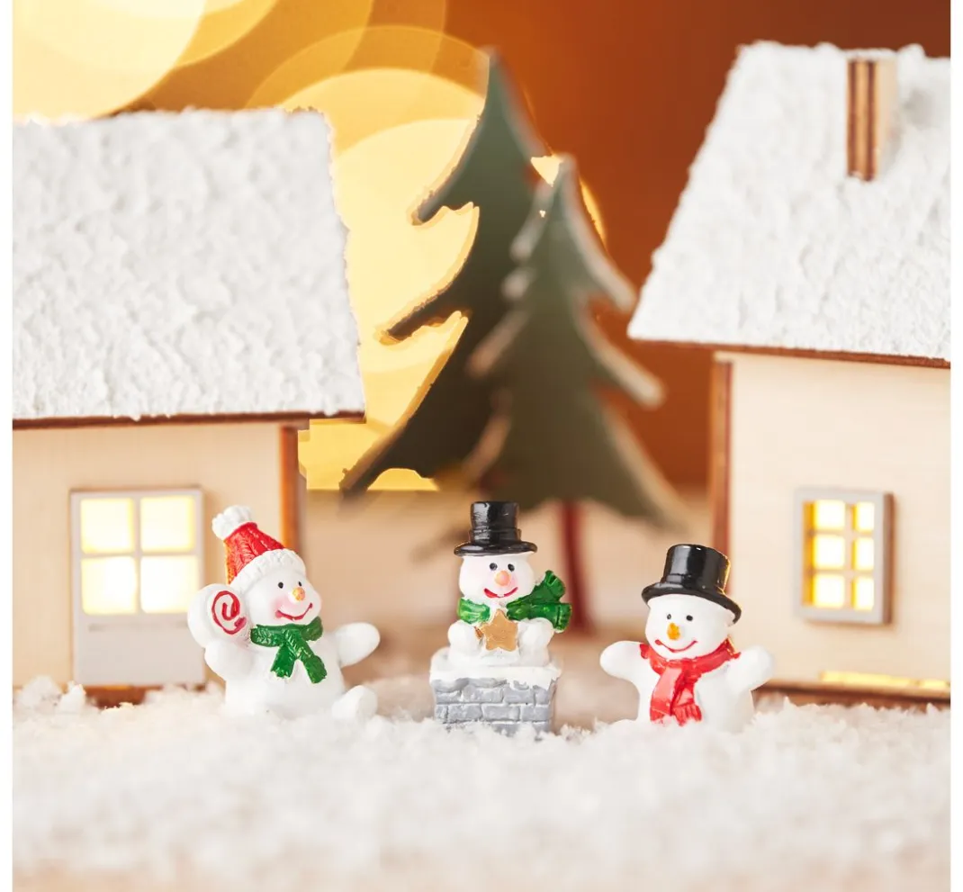 VBS Miniaturen|Dekofiguren & -Objekte>Miniatur Schneemann "Snowy"