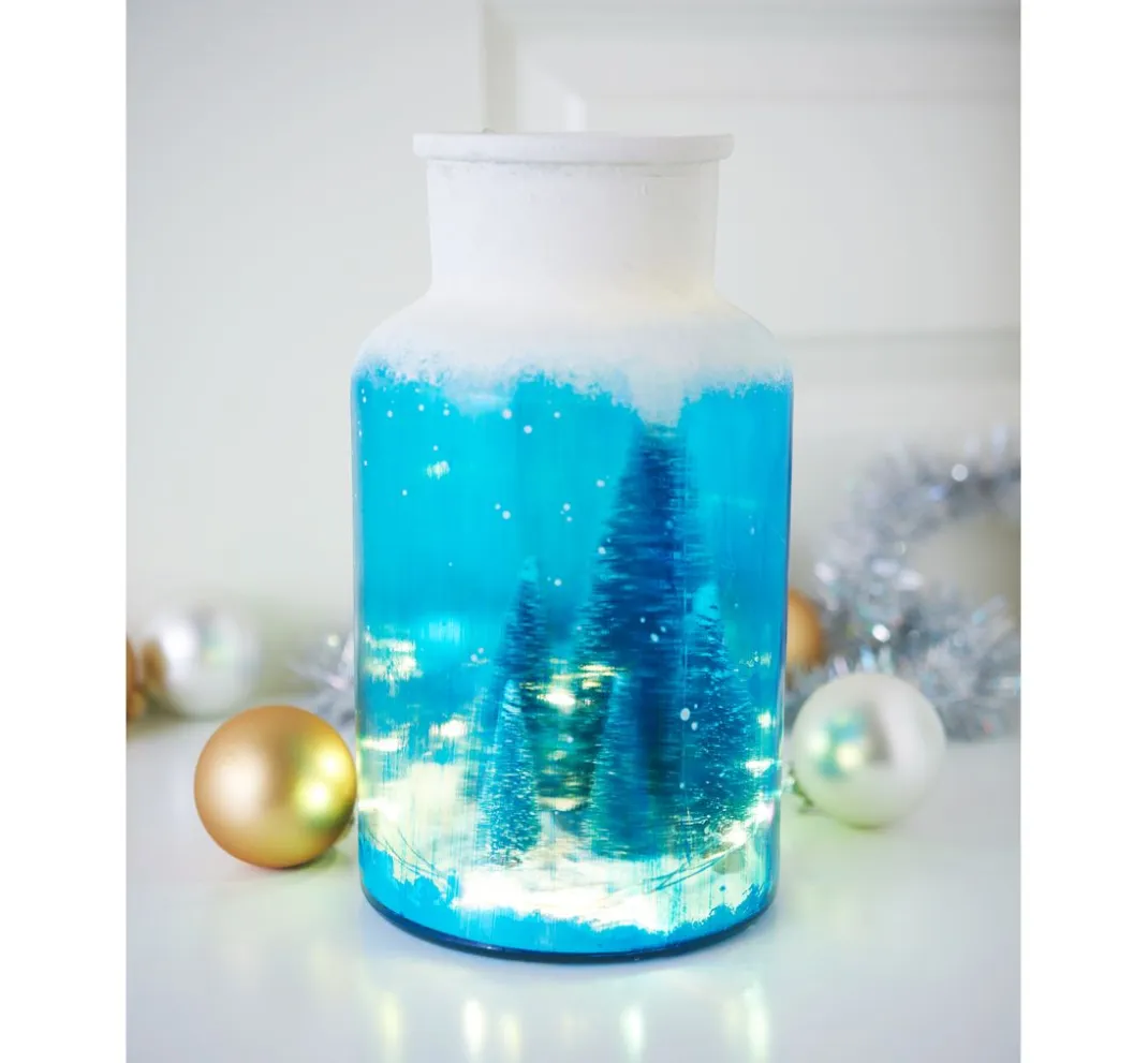 VBS Miniaturen>Miniatur Tannenbaum, 16er-Set, beschneit