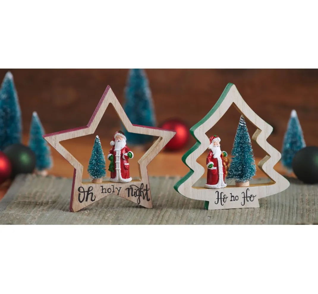 VBS Miniaturen>Miniatur Tannenbaum, 16er-Set, beschneit
