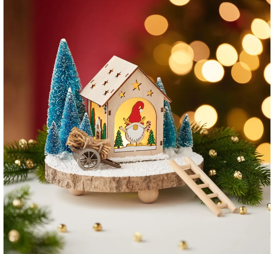 VBS Miniaturen>Miniatur Tannenbaum, 16er-Set, beschneit