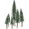 VBS Miniaturen|Dekofiguren & -Objekte>Miniatur Tannenbaum-Set "Dawson"