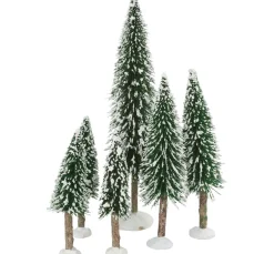 VBS Miniaturen|Dekofiguren & -Objekte>Miniatur Tannenbaum-Set "Dawson"