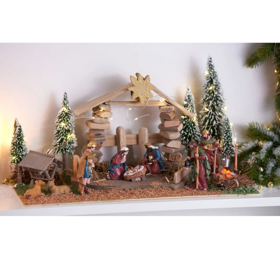 VBS Miniaturen|Dekofiguren & -Objekte>Miniatur Tannenbaum-Set "Dawson"