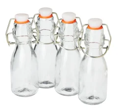 VBS Glasgravur|Glas- & Porzellanmalerei>Mini-Bügelflaschen, 4 Stück