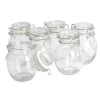 VBS Glasgravur|Glas- & Porzellanmalerei>Mini-Bügelglas, bauchig, 6 Stück