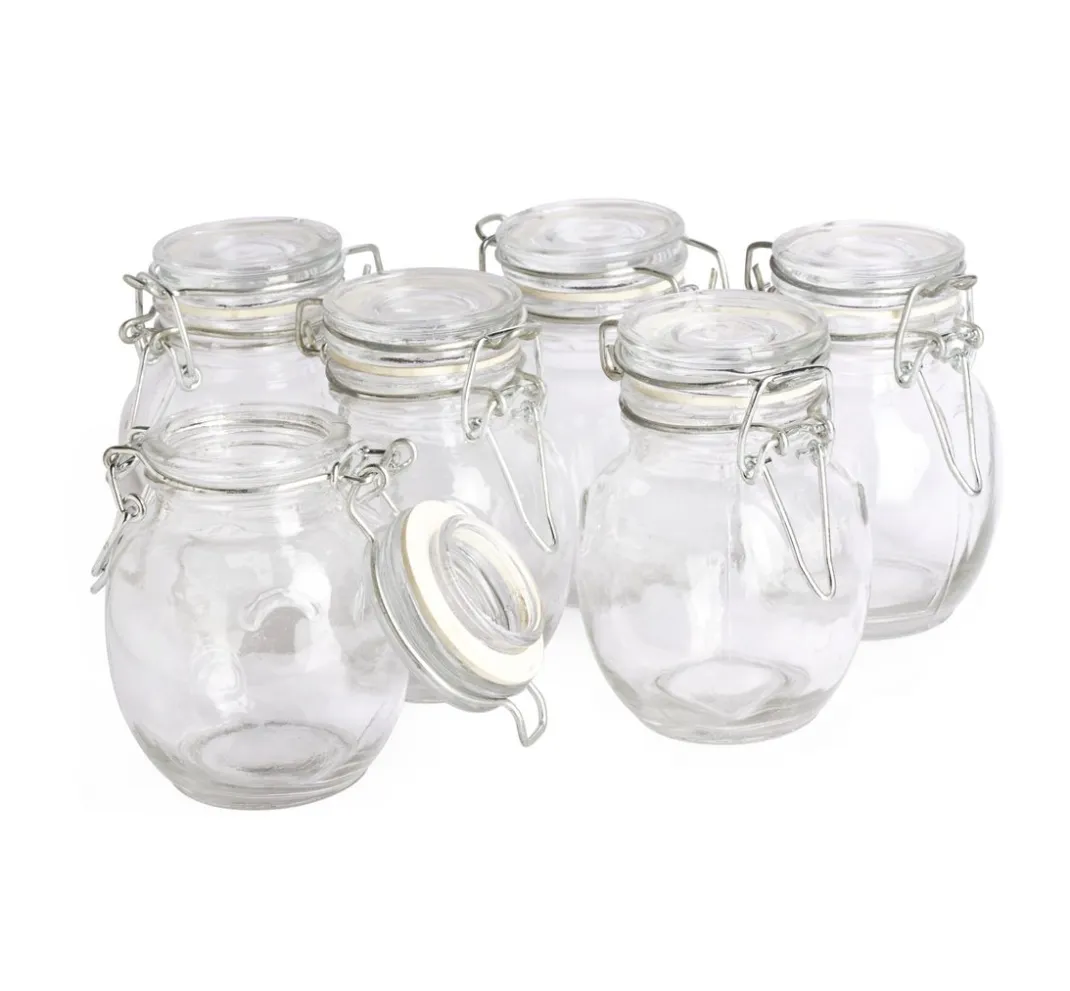 VBS Glasgravur|Glas- & Porzellanmalerei>Mini-Bügelglas, bauchig, 6 Stück