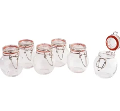 VBS Glasgravur|Glas- & Porzellanmalerei>Mini-Bügelglas, bauchig, 6 Stück