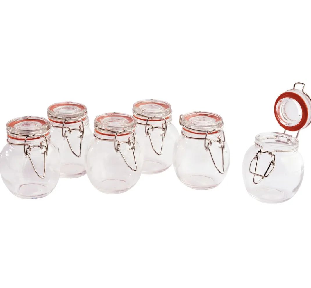 VBS Glasgravur|Glas- & Porzellanmalerei>Mini-Bügelglas, bauchig, 6 Stück