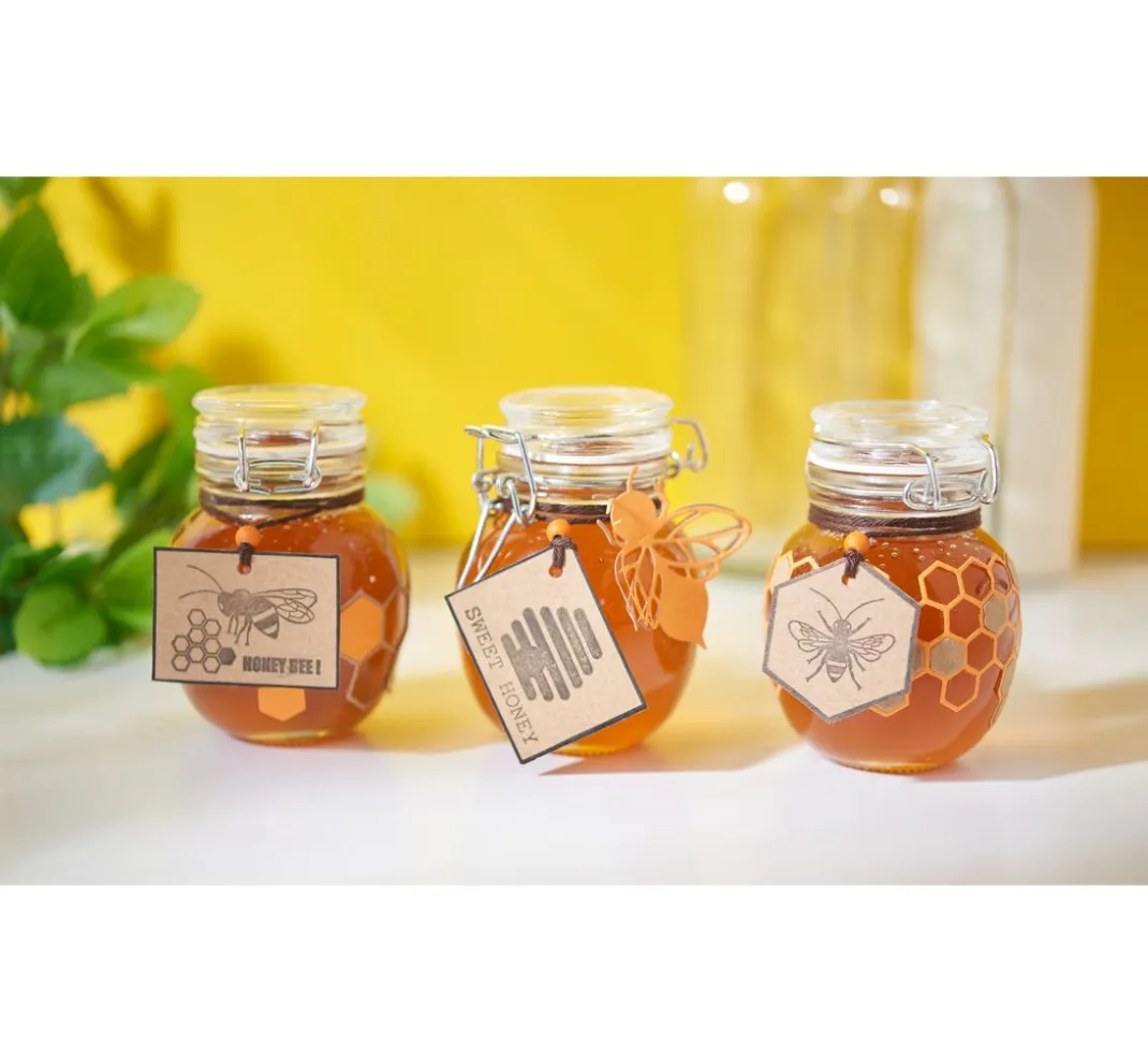 VBS Glasgravur|Glas- & Porzellanmalerei>Mini-Bügelglas, bauchig, 6 Stück
