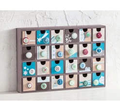 VBS Décopatch|Brandmalerei>Mini-Kommode / Adventskalender mit 24 Schüben