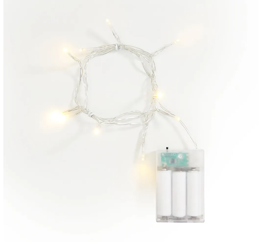 VBS Lichterketten>Mini-LED-Lichterkette "10 LEDs", mit Timer