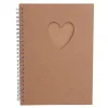 VBS Bullet Journal|Blanko Alben>Notizbuch "Passepartout Herz"