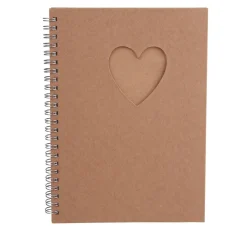 VBS Bullet Journal|Blanko Alben>Notizbuch "Passepartout Herz"