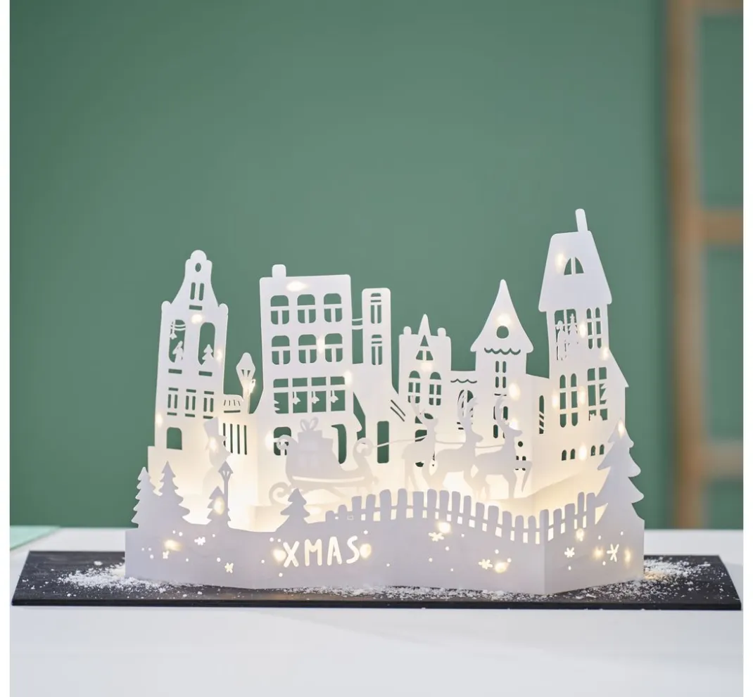 VBS Weiteres|Weiteres>Papier-Silhouette "Weihnachtsdorf"