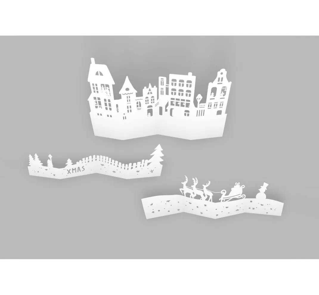 VBS Weiteres|Weiteres>Papier-Silhouette "Weihnachtsdorf"