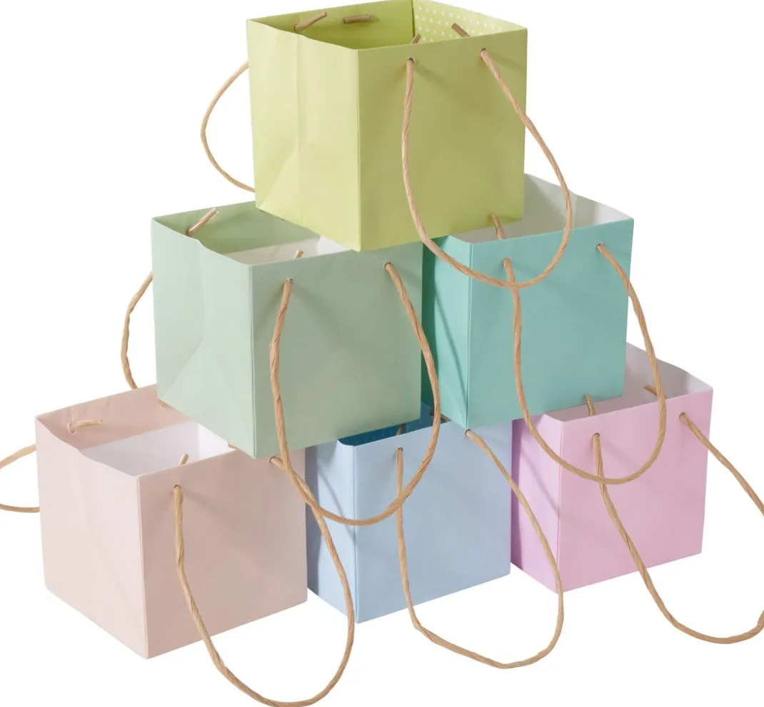 VBS Tüten & Anhänger|Tüten & Anhänger>Papiertüten "Pastell", 6er-Set