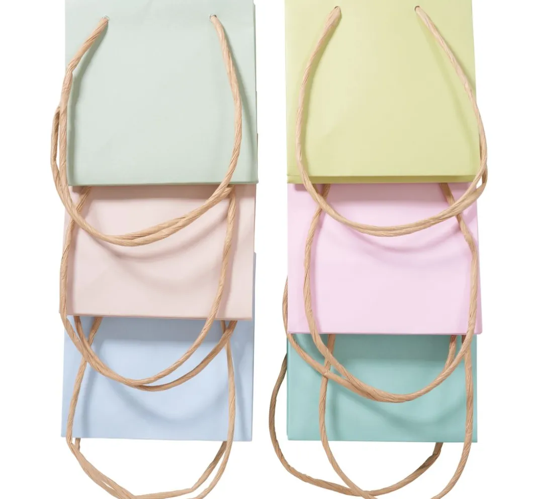 VBS Tüten & Anhänger|Tüten & Anhänger>Papiertüten "Pastell", 6er-Set